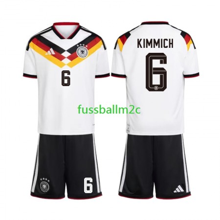 Fußballtrikots Deutschland Joshua Kimmich 6 Kinder Heim Trikotsatz WM 2026
